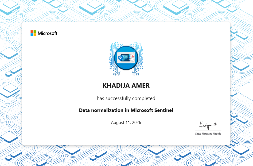 Data Normalization in Microsoft Sentinel