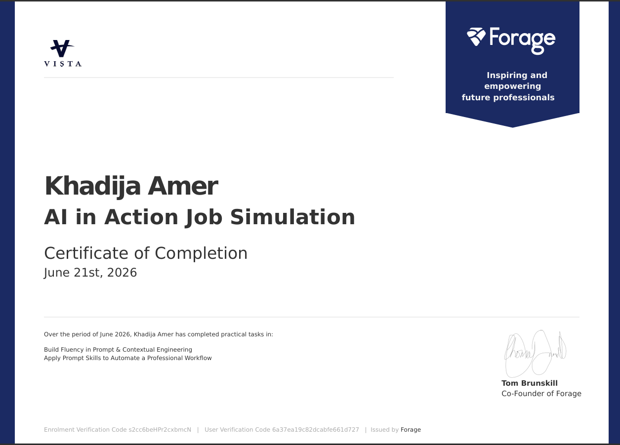 Vista Equity Partners — AI in Action Job Simulation